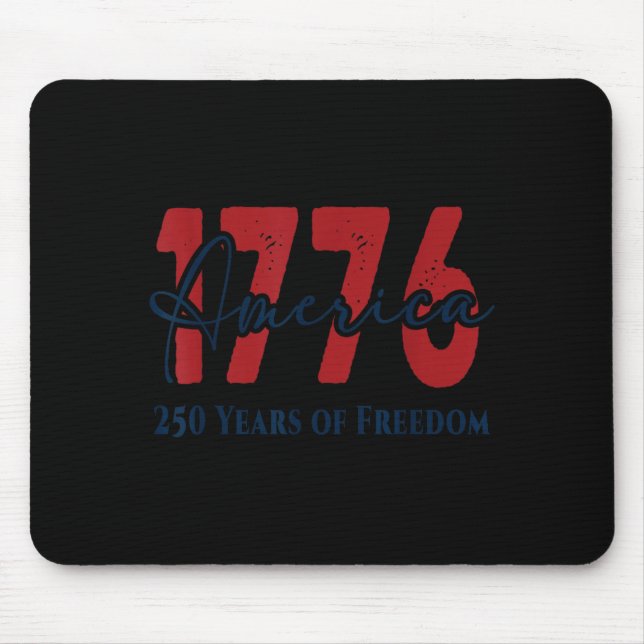 Tapis De Souris 1776 Amérique 250 Ans de Liberté 2026 (Devant)