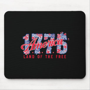 Tapis De Souris 1776 amérique floral patriotique