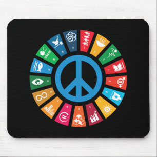 Tapis De Souris 17 Objectifs de développement durable des Nations