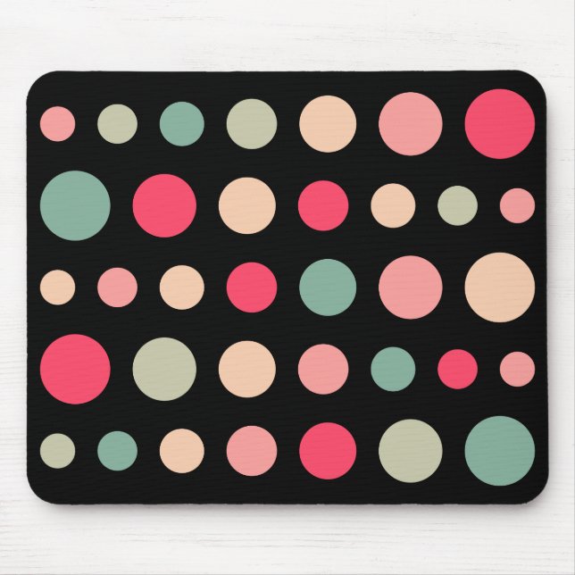Tapis De Souris 180115 - Couleurs 01 - sur Noir (Devant)