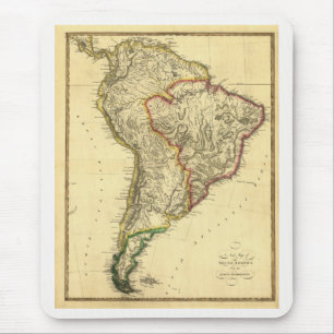 Tapis De Souris 1817 Old Map of South America