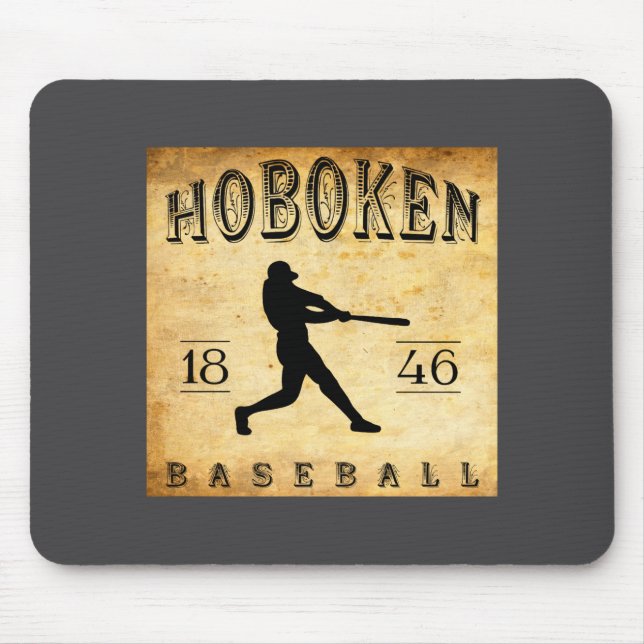 Tapis De Souris 1846 Hoboken New Jersey Baseball  (Devant)
