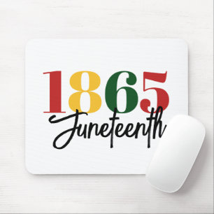 Tapis De Souris 1865 Liberté Célébration de l'histoire noire