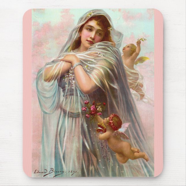 Tapis De Souris 1891 Edouard Bisson La Fiancée (Devant)