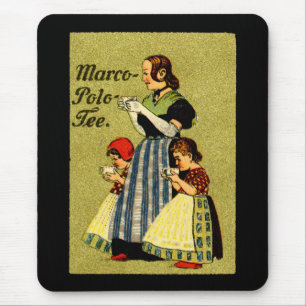 Tapis De Souris 1915 Profitez du thé Marco Polo