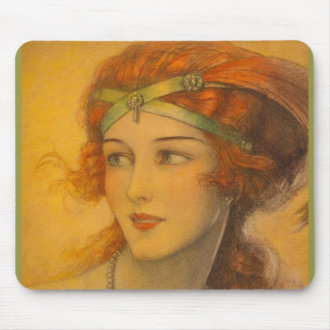 Tapis De Souris 1919 gorgeous redhead (Devant)