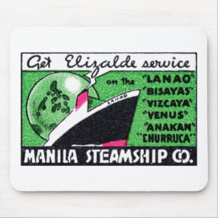 Tapis De Souris 1930 Manila Steamship Company