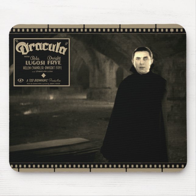 Tapis De Souris '1931' "Dracula" Filmstrip Mousepad (Devant)