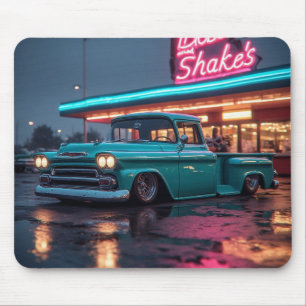 Tapis De Souris 1958 Apachee 3100 pick-up à pare-chocs latéraux