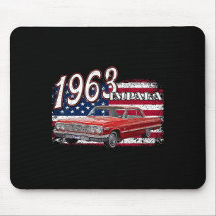 Tapis De Souris 1963 63 Impala Lowrider Ss 4 juillet Américain