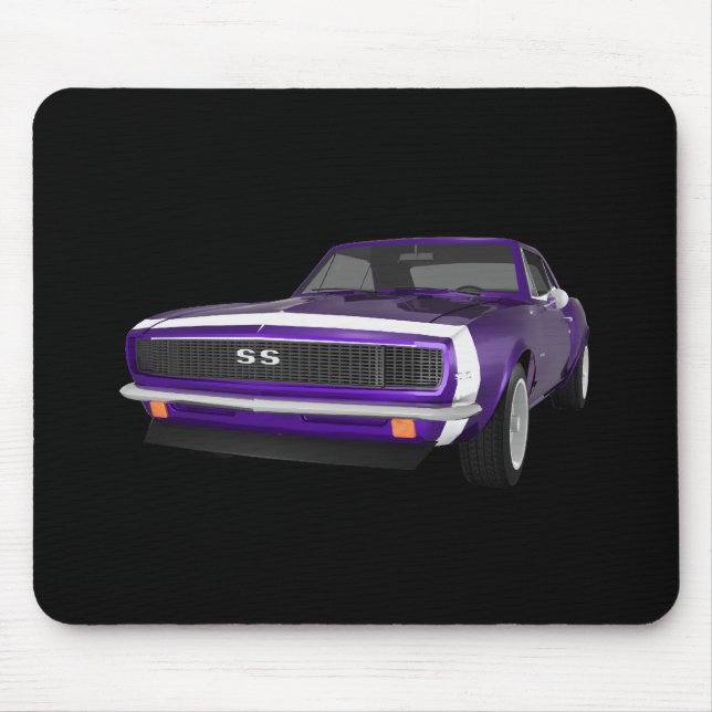 Tapis De Souris 1967 Camaro SS : Purple Finish : 3D Model : (Devant)