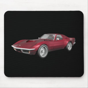 Tapis De Souris 1970 Corvette Sports Car: Candy Apple Finish: