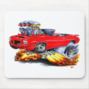 Tapis De Souris 1971-72 convertible rouge de GTO