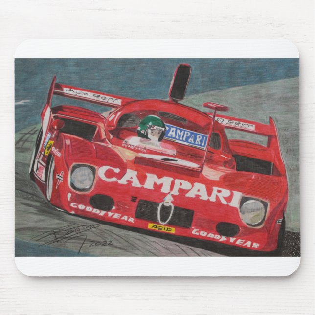 Tapis De Souris 1975 Alfa Romeo T33:TT:12 (Devant)