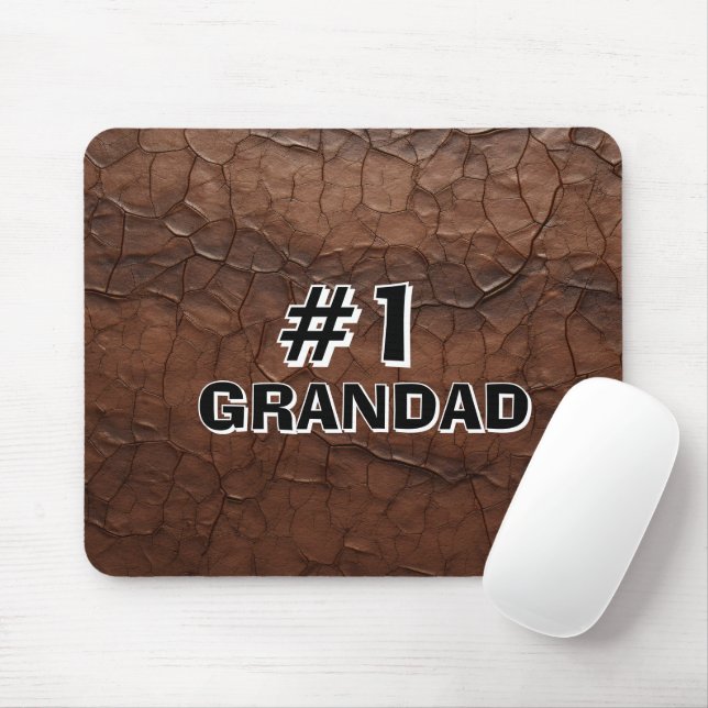 Tapis De Souris #1 Papy Cuir (Avec souris)