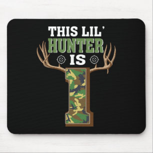 Tapis De Souris 1er Anniversaire Chasse Cerf 1 An Chasseur 1