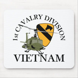 Tapis De Souris 1er Cav Vietnam Vet