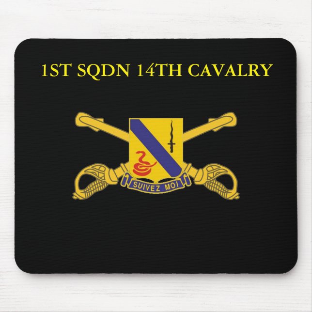 TAPIS DE SOURIS 1ER ESCADRON 14E CAVALERIE (Devant)