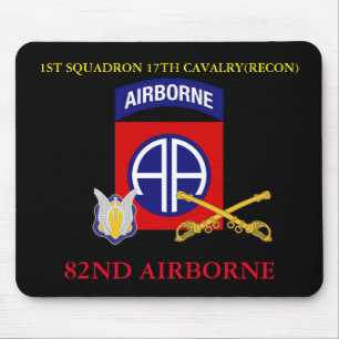 TAPIS DE SOURIS 1ER SQUADRON 17E CAVALRY(RECON) 82E AIRBORNE 