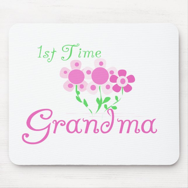 Tapis De Souris 1ère Fleurs Grandma-Rose (Devant)