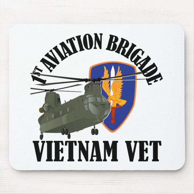 Tapis De Souris 1re AVN BDE Vietnam CH-47 (Devant)