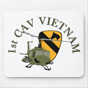Tapis De Souris 1re Cav Vietnam