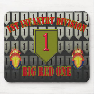 Tapis De Souris 1re division d'infanterie "Big Red One" 