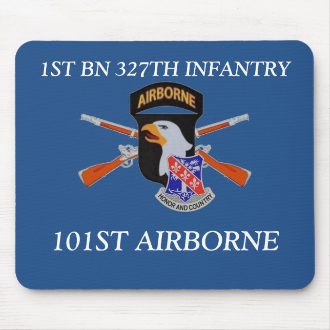 TAPIS DE SOURIS 1ST BN 327TH INFANTRY 101ST AIRBORNE MOUSEPAD (Devant)