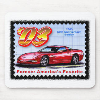 Tapis De Souris 2003 cinquantième anniversaires Corvette