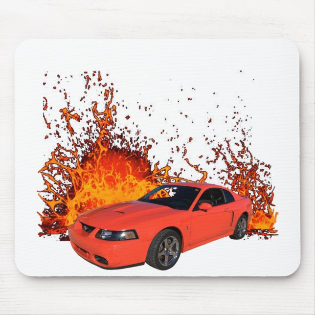 Tapis De Souris 2004 Mustang SVT dans nos séries de lave (Devant)