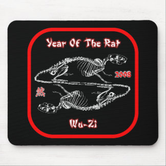 Tapis De Souris 2008 ans du rat Mousepad