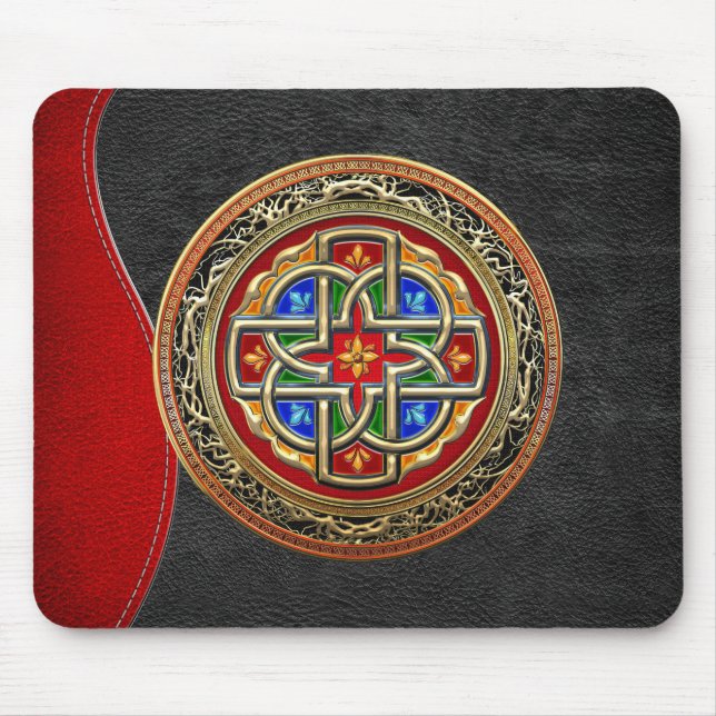 Tapis De Souris [200] Croix celtique [Or+Émail] (Devant)