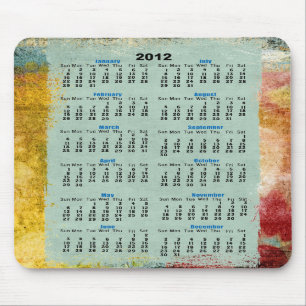 Tapis De Souris 2012 mousepads de calendrier