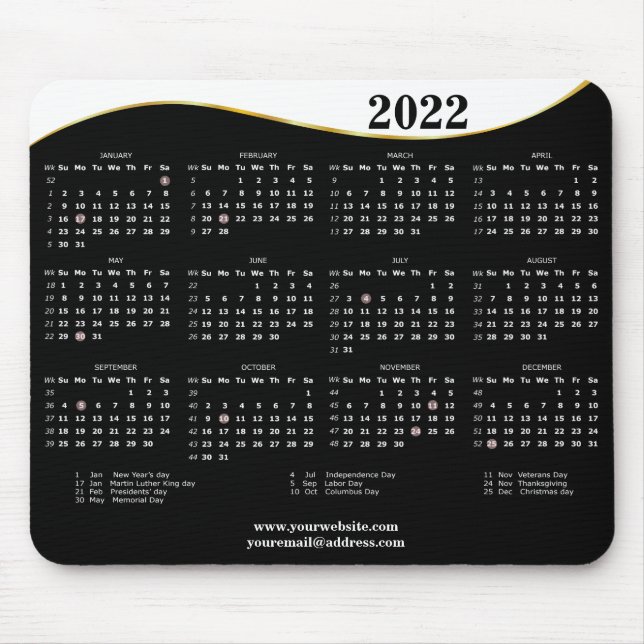 TAPIS DE SOURIS 2022 (Devant)