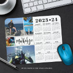 Tapis De Souris 2023-2024 Calendrier scolaire 5 Photos Nom du mono<br><div class="desc">Créez votre propre pavé de souris couleur et calendrier personnalisé avec un calendrier 2023-24 année scolaire en un coup d'oeil et un modèle de collage photo facile à télécharger avec 6 images de différentes formes et tailles, horizontales et verticales pour accueillir une grande variété de sujets photo. Personnalisez avec un...</div>
