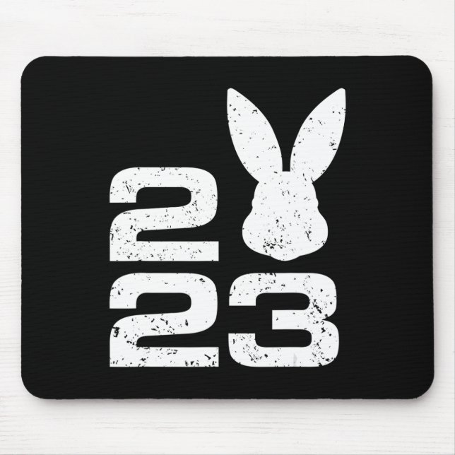 Tapis De Souris 2023 Année Du Lapin Zodiac Chinese Luna New Ye (Devant)