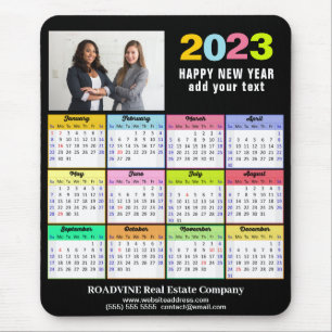 Tapis De Souris 2023 Calendrier Entreprise Photo personnalisée Mod