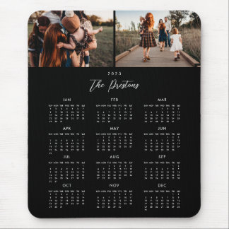 Tapis De Souris 2023 Calendrier MODIFIABLE COULEUR Photo Mousepad