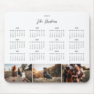 Tapis De Souris 2023 Calendrier MODIFIABLE COULEUR Photo Mousepad