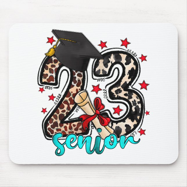 Tapis De Souris 2023 Cowhide Cl Of 2023 Graduation Dons (Devant)