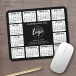 Tapis De Souris 2024 Calendar with logo, Contact Information Black<br><div class="desc">Add a logo with a 2024 calendar and room to add a few lines of text. A fun item for the New Year to use as a company giveaway. You can change colors in the advanced design area.</div>