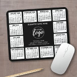 Tapis De Souris 2024 Calendar with logo, Contact Information Black<br><div class="desc">Add a logo with a 2024 calendar and room to add a few lines of text. A fun item for the New Year to use as a company giveaway. You can change colors in the advanced design area.</div>
