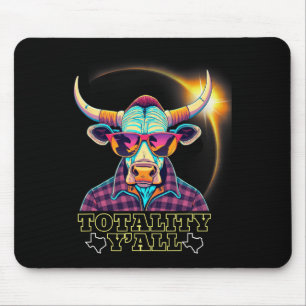 Tapis De Souris 2024 Éclipse solaire 4.08.24 Totalité Y#39 ; tous