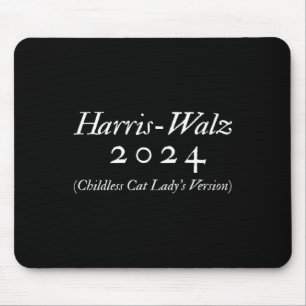Tapis De Souris 2024 - Version de la chatte sans enfant Lady