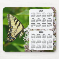2025-2026 Calendrier des papillons Swallowtail par