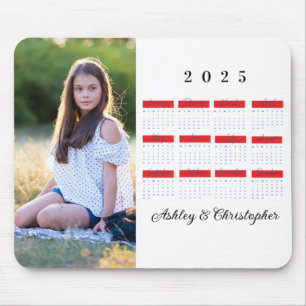 Tapis De Souris 2025 Famille moderne 4 photo Collage personnalisé