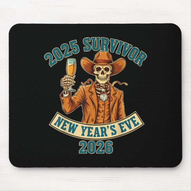 Tapis De Souris 2025 Survivor New Year's Eve 2026  (Devant)