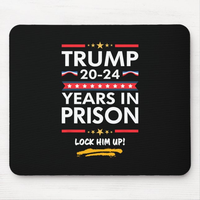 Tapis De Souris 20-24 Ans De Prison Le Verrouillent (Devant)
