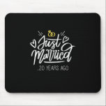 Tapis De Souris 20th Wedding Anniversary<br><div class="desc">20th Wedding Anniversary</div>