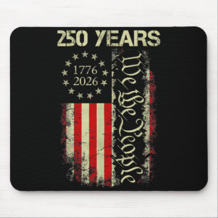 Tapis De Souris 250 Ans 1776-2026 250e Anniversaire Drapeau Usa Pa